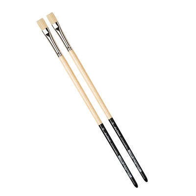 da Vinci CHUNEO Oil Synthetic Hog Bristle, Flat Brush, 2/Pack (DVXVA712910-2)
