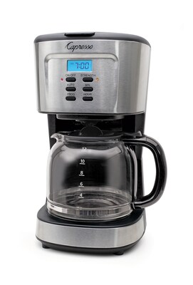 Capresso 12-Cups Automatic Drip Coffee Maker, Silver (416.05)