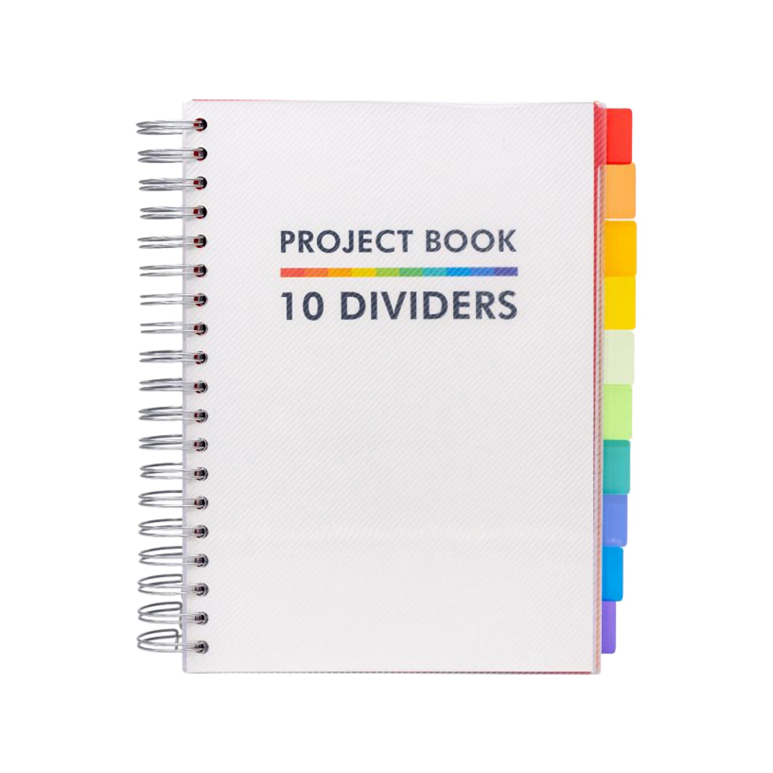 Pukka Pad Subject Notebook, 7 x 10, College Ruled, 200 Sheets, White (9603-PB)