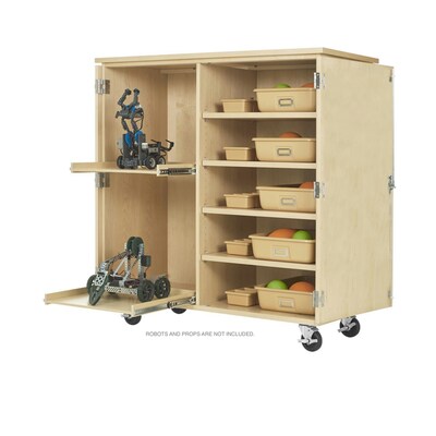Diversified Woodcrafts Robotics Storage Cabinet, 50 x 24, Light Hardwood (XP-5024M)
