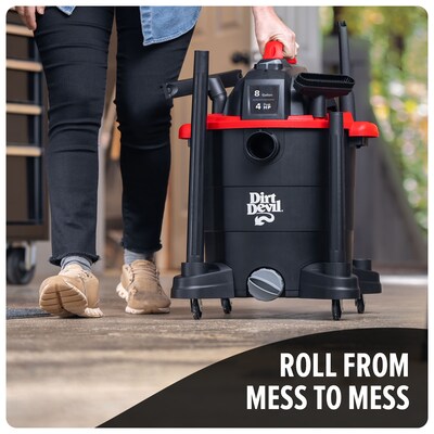 Dirt Devil 8 Gal. Wet/Dry Vacuum Cleaner, 4 Peak HP (SD68000)