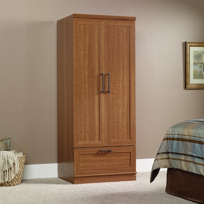 Sauder HomePlus 71 H Storage Armoire with 1 Shelves Sienna Oak Finish finish (411802)