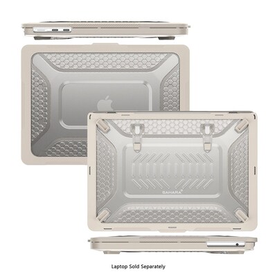 SaharaCase Raider Ultra-Duty Series Laptop Case with Stand for MacBook Pro 16-Inch (2021–2025, M1–M5), Desert Ash (LT00064)