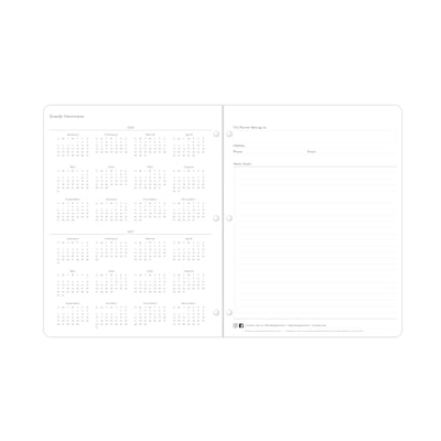 2026-2027 Blue Sky Sincerely Jules Cami Peach 8" x 11" Academic Year Monthly Planner, Plastic Cover (161385)