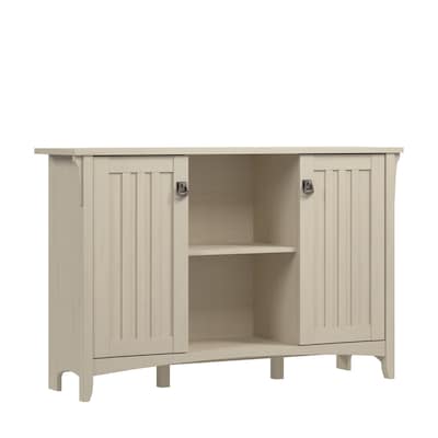 Bush Home Salinas Accent Storage Cabinet with Doors, Antique White (SAS147AW-03)