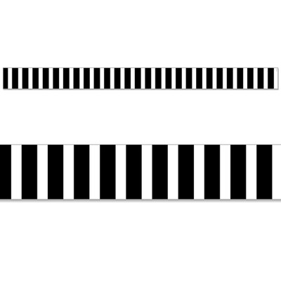 Creative Teaching Press Core Décor Bold Stripes EZ Border, 3 x 35 ft., Bold Stripes, 3 Packs/Bundle (CTP10458-3)