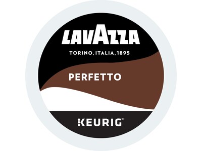 Lavazza Perfetto Coffee Keurig® K-Cup® Pods, Dark Roast, 22/Box (5000382580)