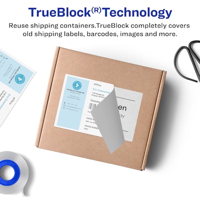 Avery TrueBlock Laser/Inkjet Shipping Labels, 4 x 6,  White, 1 Label/Sheet, 20 Sheets/Pack (5292)