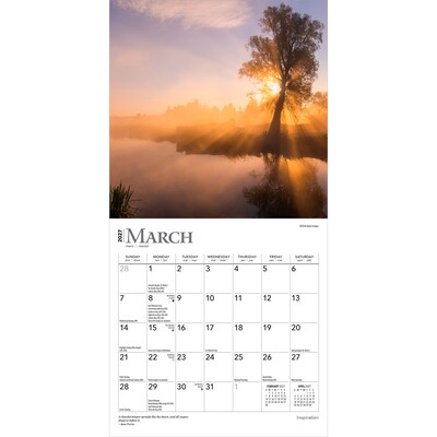 2027 BrownTrout Inspiration 7" x 7" Monthly Wall Calendar (9798330709625)