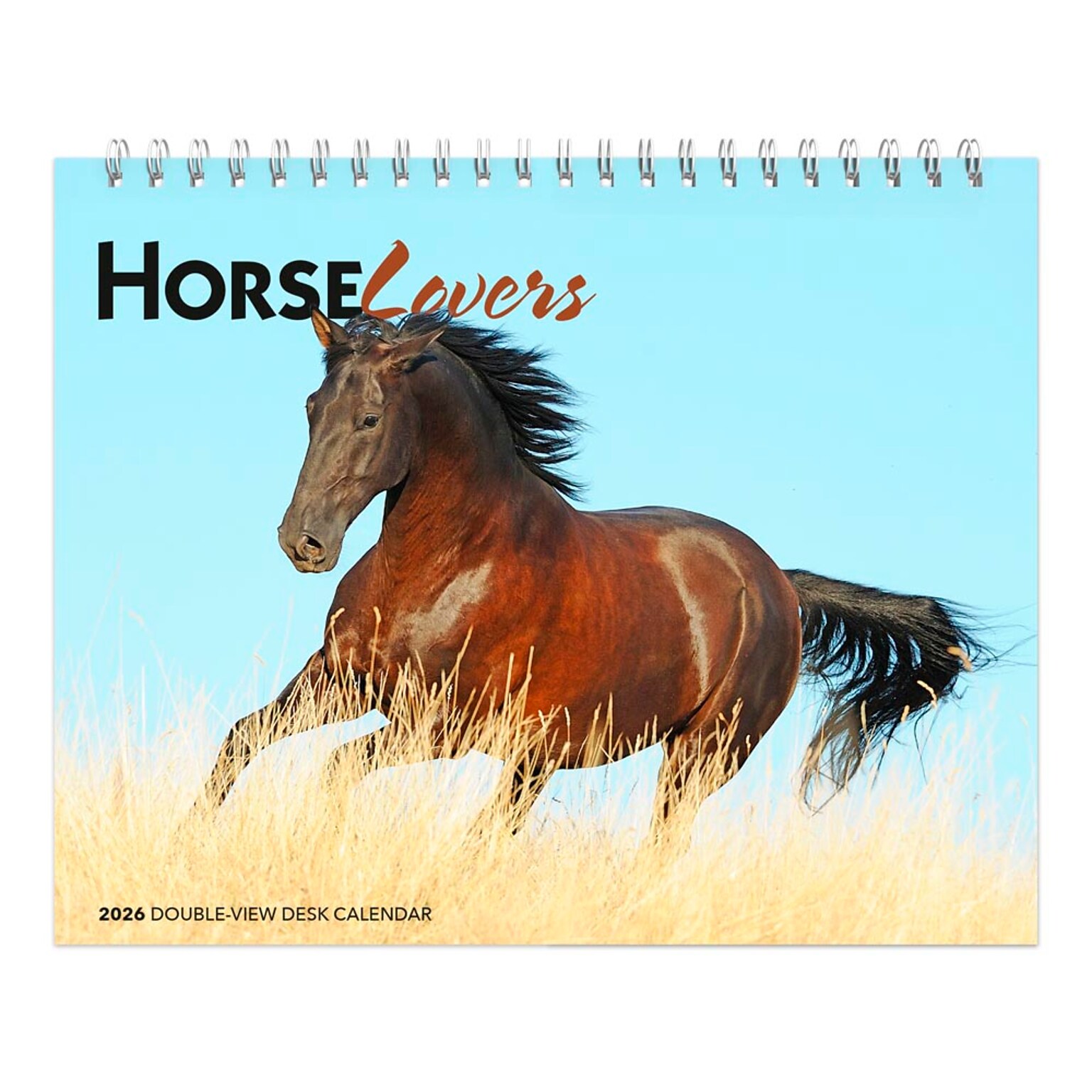 2026 BrownTrout Horse Lovers 7.5 x 6 Monthly Desk Calendar (9798330703685)