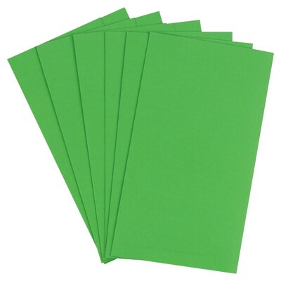 JAM Paper Gift Wrap, 25 x 20, Lime Green, 6/Pack(2770135262LI)