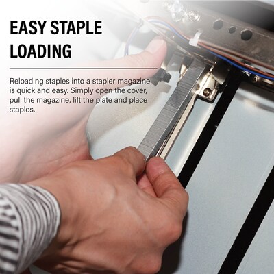 MBM iBooklet Tabletop Bookletmaker, Staple & Fold Machine, Produces Up to 800 Booklets per Hour, Compact Design (BO0842)
