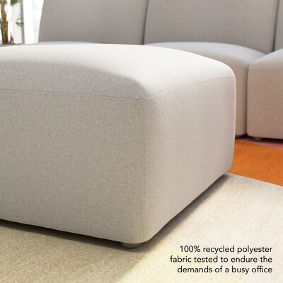 Bush Business Furniture Assemble Modular Lounge Ottoman, Fog Fabric (ASM230FGF-03)