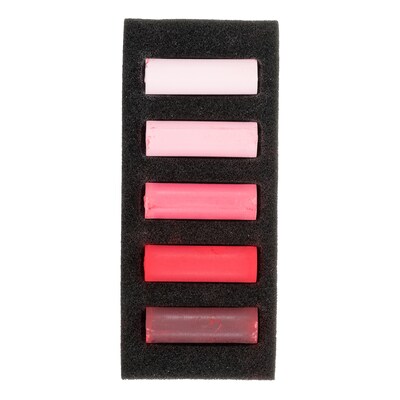 Rembrandt Soft Pastels Micro Sets, Cool Reds, 5/Set, 3 Sets/Bundle (RBX31820503-3)