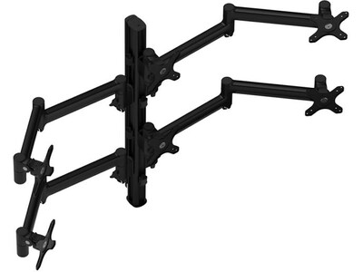 Atdec Adjustable Six-Arm Monitor Mount, Up to 24 Monitor, Black (AWMS-6-13717-H-B)