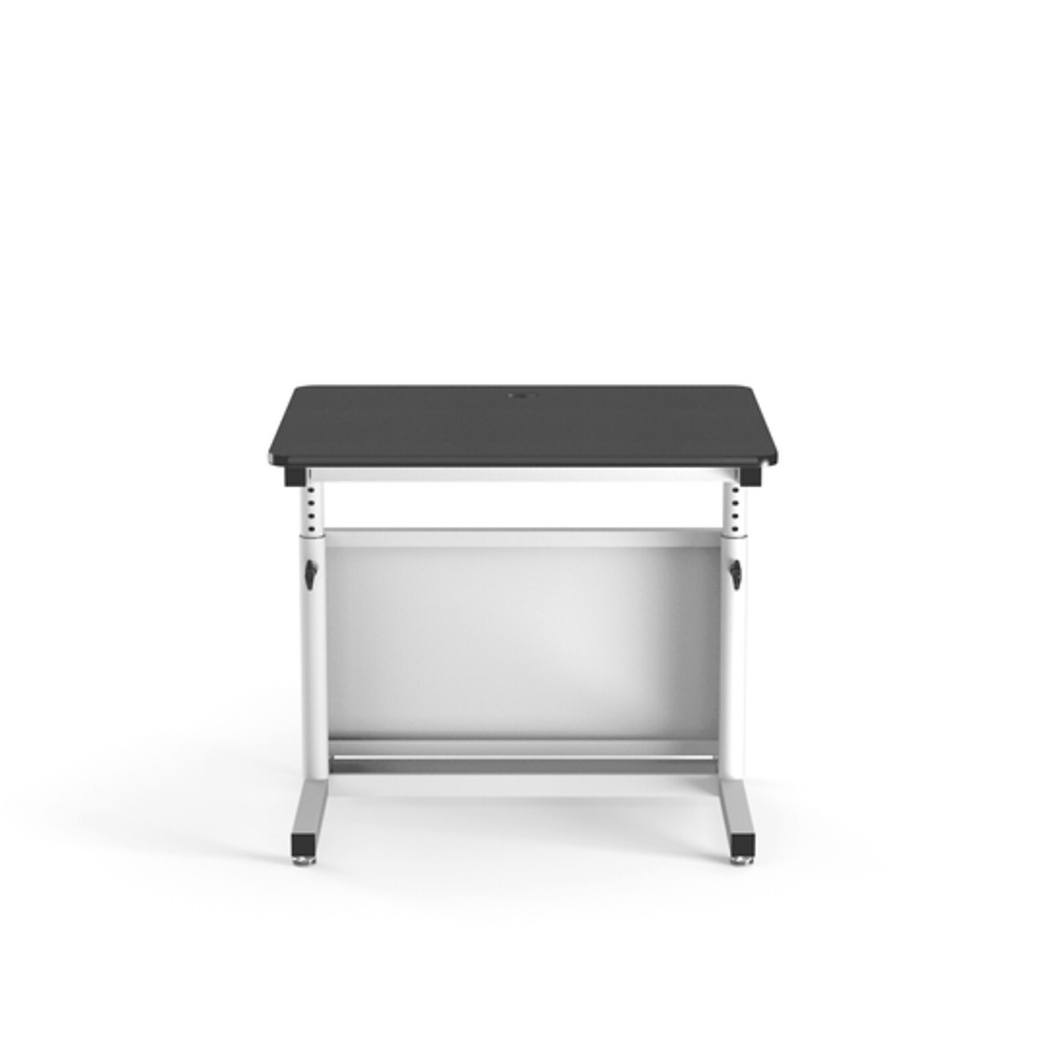 VersaDesk Deluxe 36W Manual Adjustable Standing Computer Table, Black/White (CTL3630-WB)