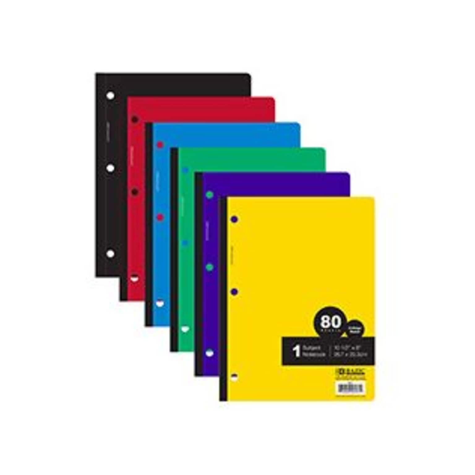 DDI BAZIC College Rule 80 Ct. Wireless Notebook (DLRDY240769)