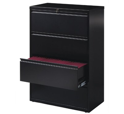 Lorell Lateral Files, Black, 36