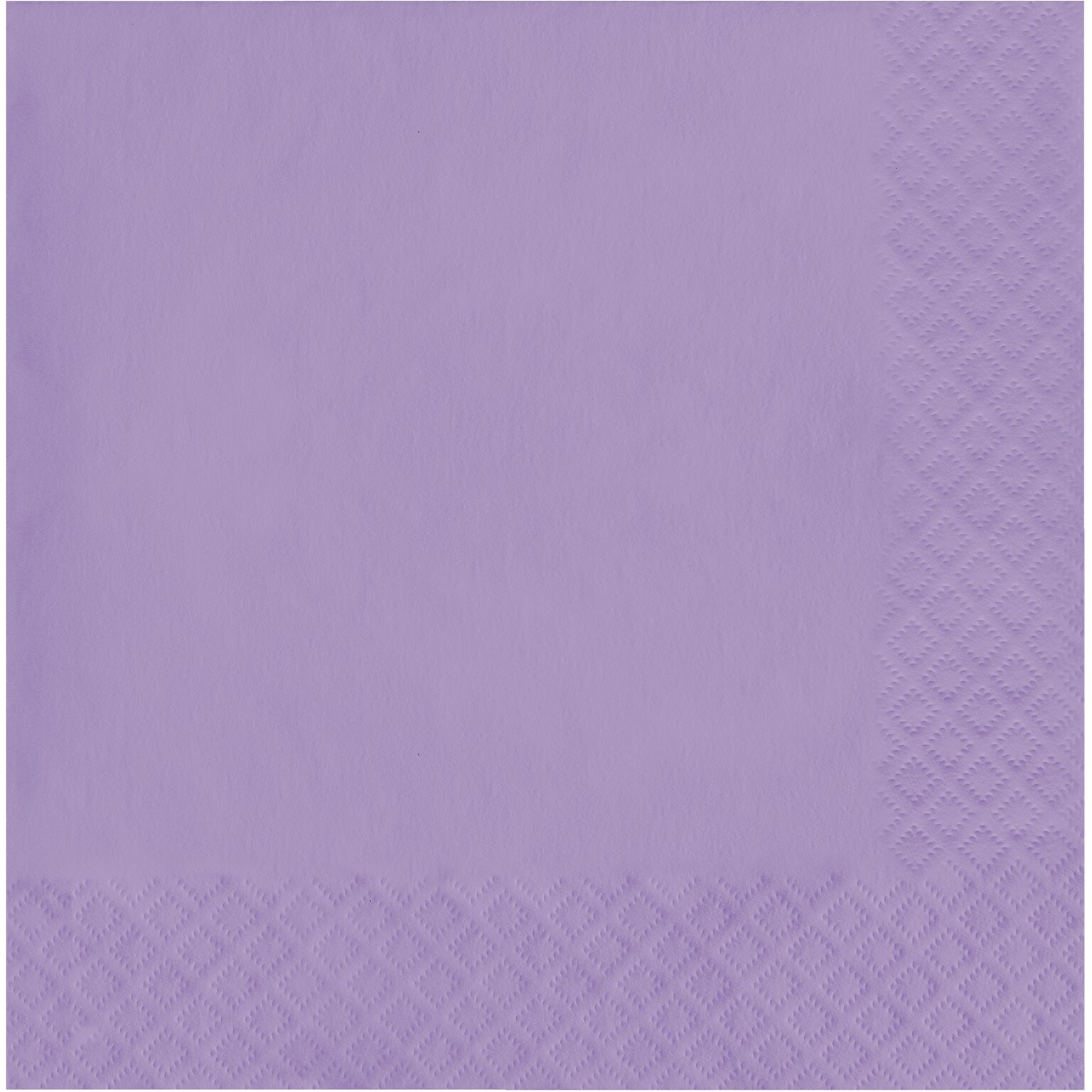 Creative Converting Touch of Color Napkins, 2-ply, Luscious Lavender Purple, 600/Carton (139186135)