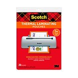 Scotch™ Thermal Pouches, Letter size, 20 Pouches (TP3854-20)