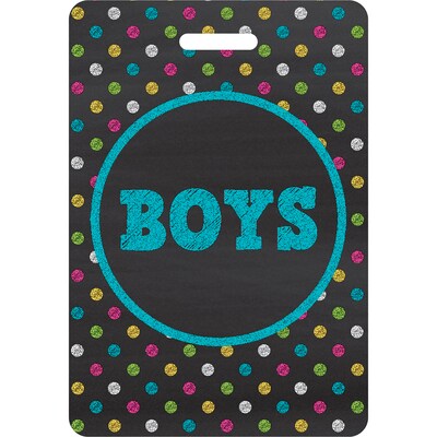 Teacher Created Resources Chalkboard Brights Hall Pass with Lanyard, 4/Pack, 3 Packs (TCR20320-3)