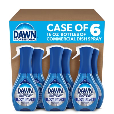 Dawn Professional Heavy Duty Powerwash Commercial Dish Soap Spray, 16 Fl. oz., 6/Carton (12300CT)