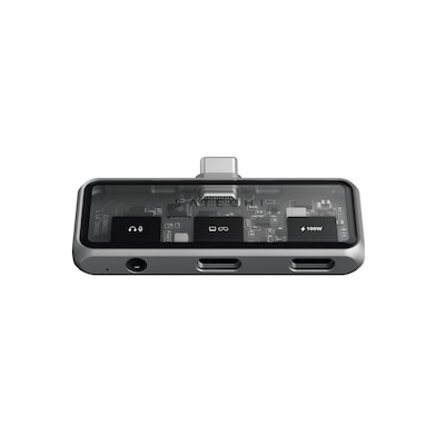 Satechi Mobile XR 2-Port USB-C Hub with Audio, Space Gray (ST-HXRAJM)