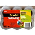 Scotch Sure Start Packing Tape, 1.88 x 25 yds., Clear, 6/Pack (DP1000RF6)