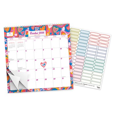 2026-2027 Plato House of Turnowsky 12" x 12" Academic Monthly Wall Calendar (9798330708208)