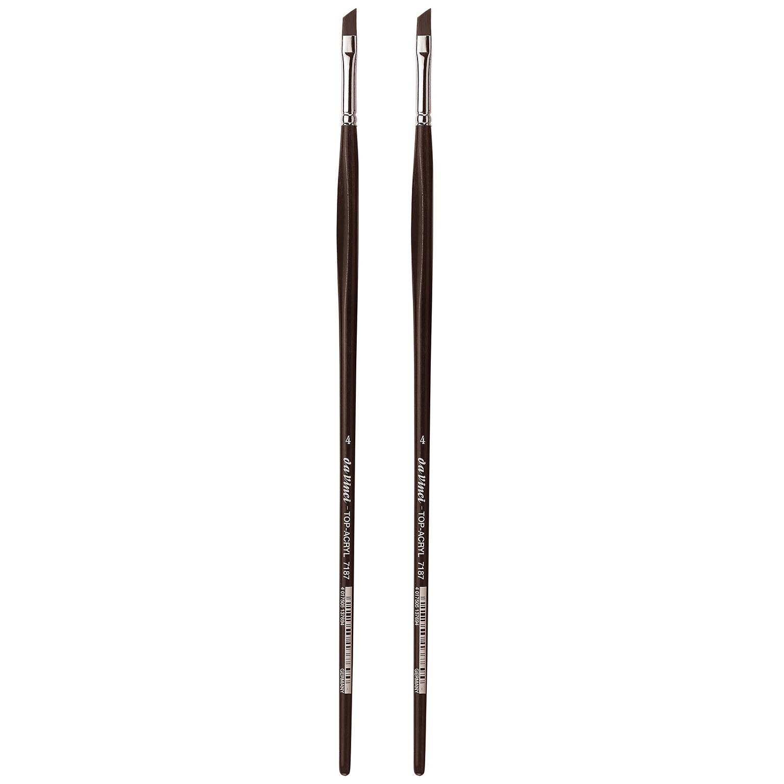 da Vinci TOP-ACRYL Oil and Acrylic Synthetic Bristle, Assorted Brush, 2/Bundle (DVXVA71874-2)