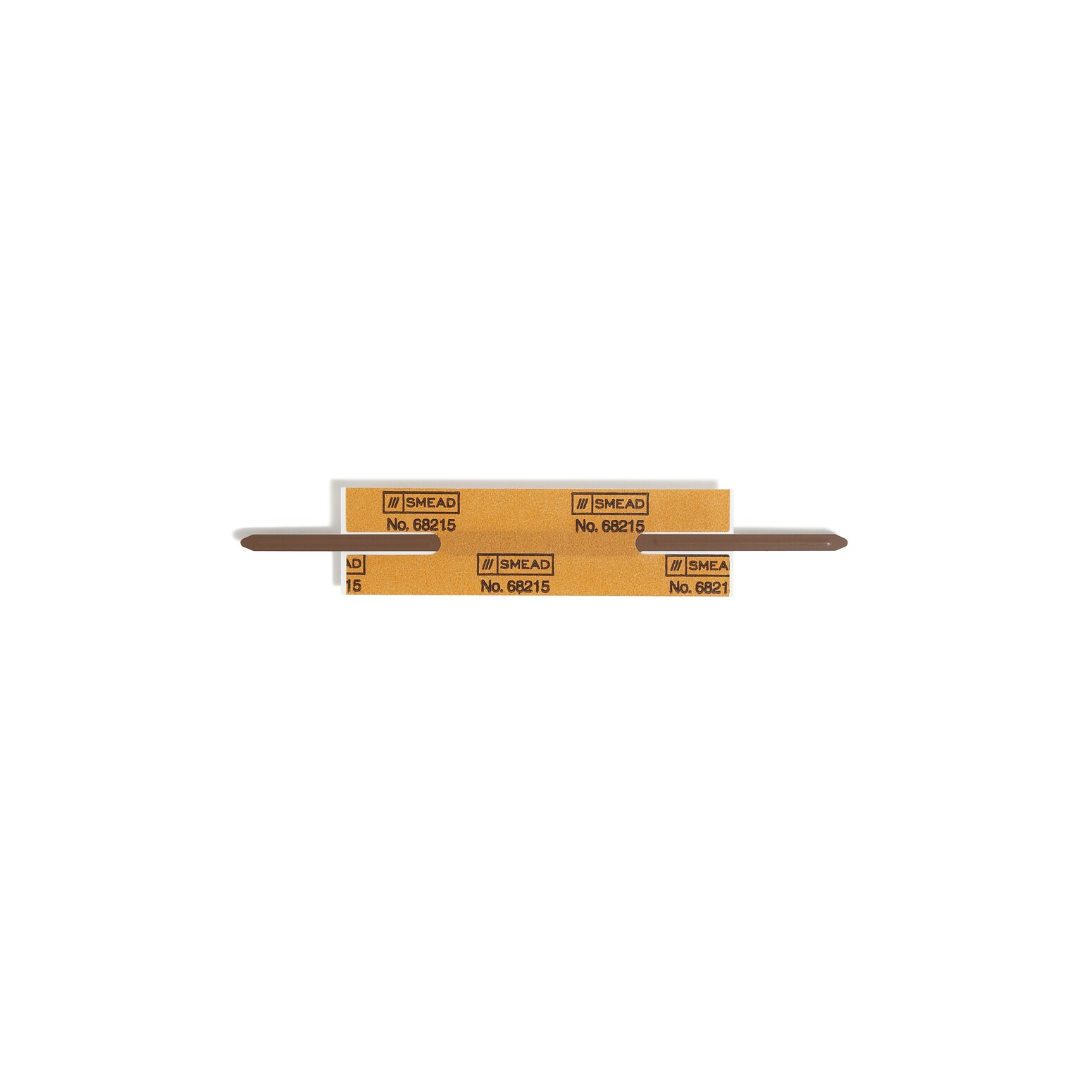 Smead Reinforced Folder Fasteners, Brown, 100/Box (68215)