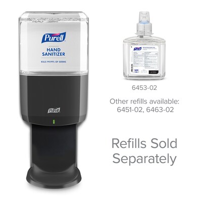 PURELL ES 6 Automatic Wall Mounted Hand Sanitizer Dispenser, Graphite (6424-01)