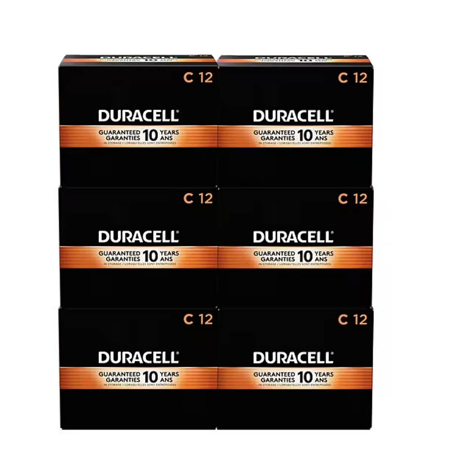 Duracell Coppertop C Alkaline Batteries, 72/Carton (MN1400)