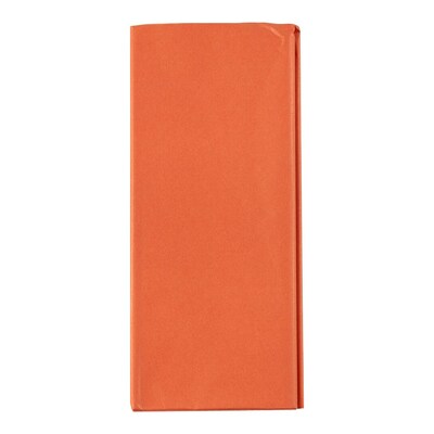 JAM Paper 20 x 26 Tissue Paper, Orange, 20 Sheets/Pack (1152361A)