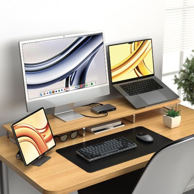 Satechi SM1 Slim Wireless Mechanical Keyboard, Linear Keys, USB-A/C, Dark (ST-KSM1DK-EN)