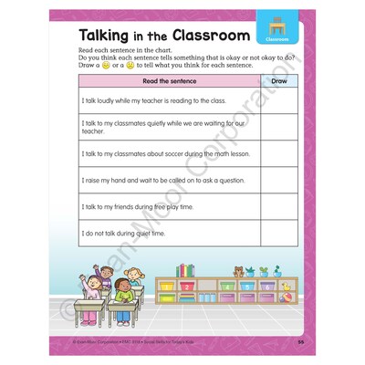 Evan-Moor Making Friends & Social Skills Bundle, Grade K Workbook, 2 Books/Set (EMC6278)