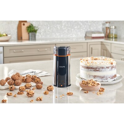 Krups Ultimate Silent Blade Coffee Grinder, Black (GX336D50)