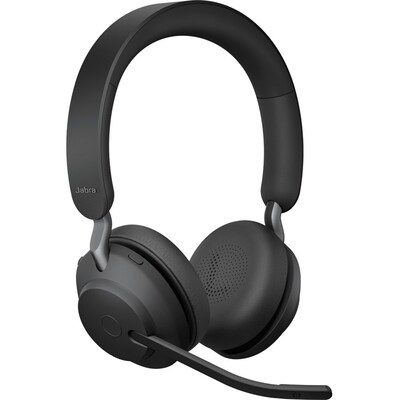 Jabra Evolve2 65 Wireless Bluetooth Stereo On Ear Phone & Computer Headset, USB Type-A, UC Certified (26599-989-989-01)