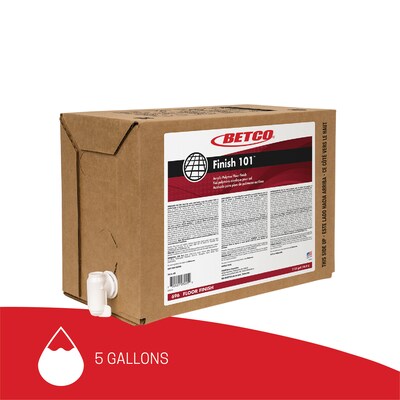 Betco Finish 101 Floor Finish, 5 gal Bag-in-Box (BET696B500)