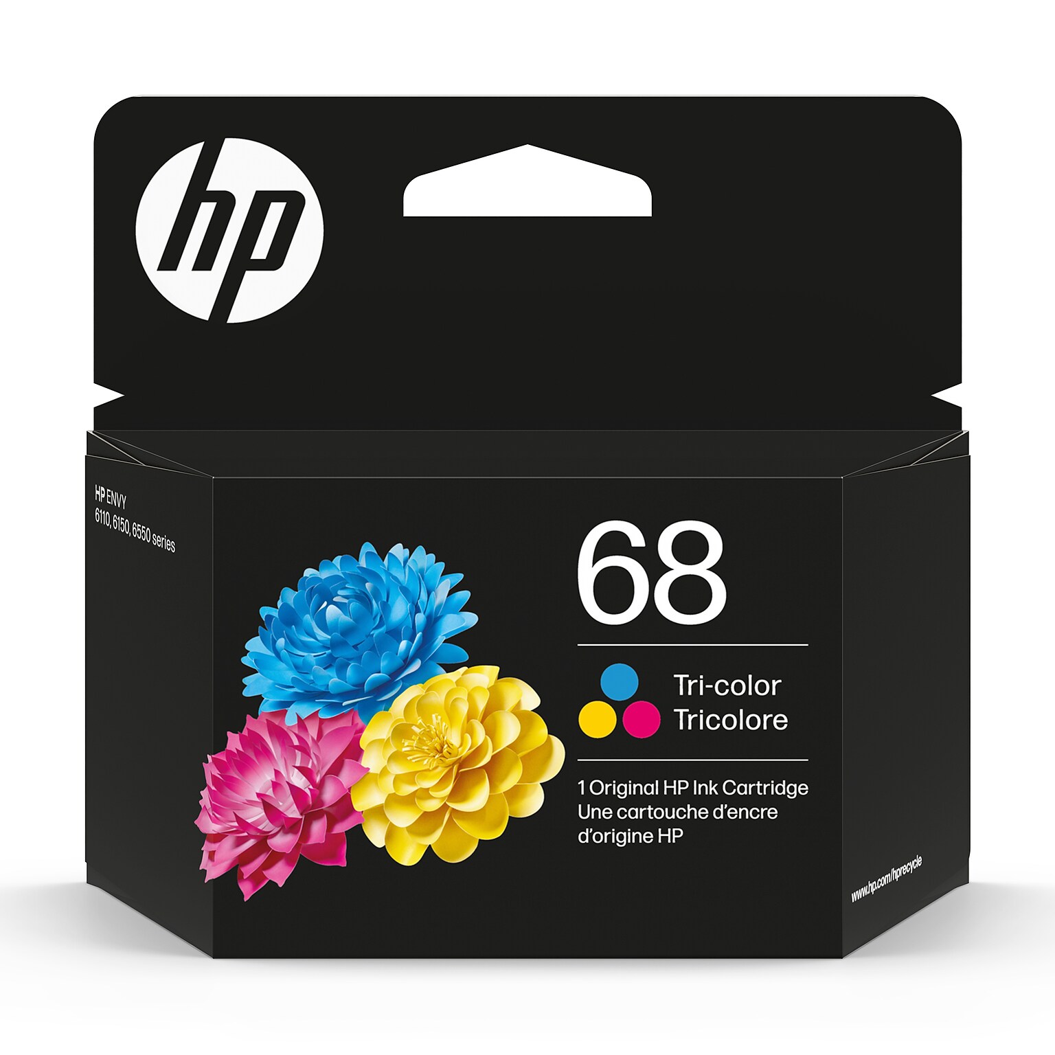 HP 68 Tri-color Standard Yield Ink Cartridge, Print Up to 120 Pages ...