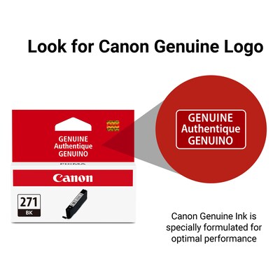 Canon 271 Black Standard Yield Ink Cartridge (0390C001)