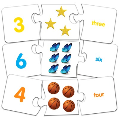 The Learning Journey International Match It! - Numbers, 60/Pieces, 20 Puzzles (LJI116432)
