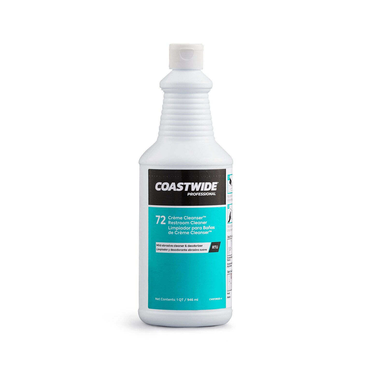 Coastwide Professional™ Restroom Cleaner Creme Cleanser, Ready To Use, Mint Scent, 32 Oz. (CW072RU32-A-CC )