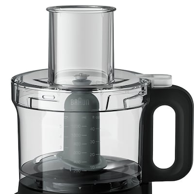 Braun EasyPrep 64 oz. Food Processor, Stainless/Black (FP3211SI)
