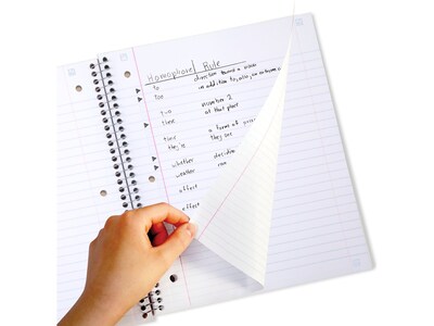 Five Star Brushy Moves 1-Subject Notebooks, 8.5" x 11", Wide-Ruled, 80 Sheets, Assorted Colors, 2/Pack (930060)
