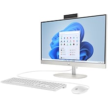 HP 24-cr0026 23.8 Touchscreen All-in-One Desktop Computer, Intel Core i3-N300, 8GB Memory, 256GB SS