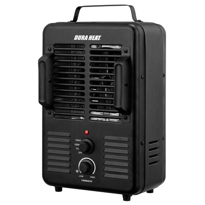 Dura Heat 1500-Watt 5200 BTU Portable Electric Heater, Black (EUH343)