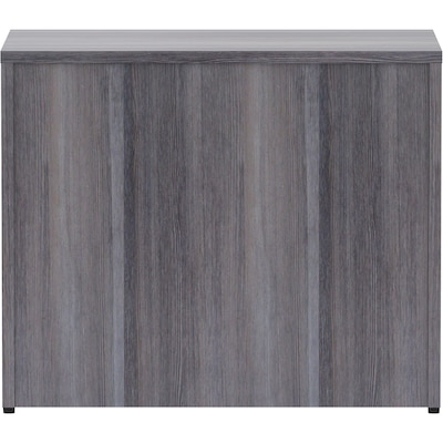 Lorell Essentials 4-Drawer Lateral File Cabinet, Letter/Legal Size, Lockable, 29.5"H x 35.5"W x 22"D, Weathered Charcoal
