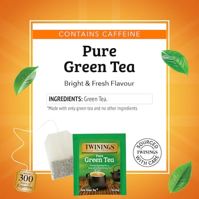 Twinings Green Tea Bags, 50/Box (F05789)