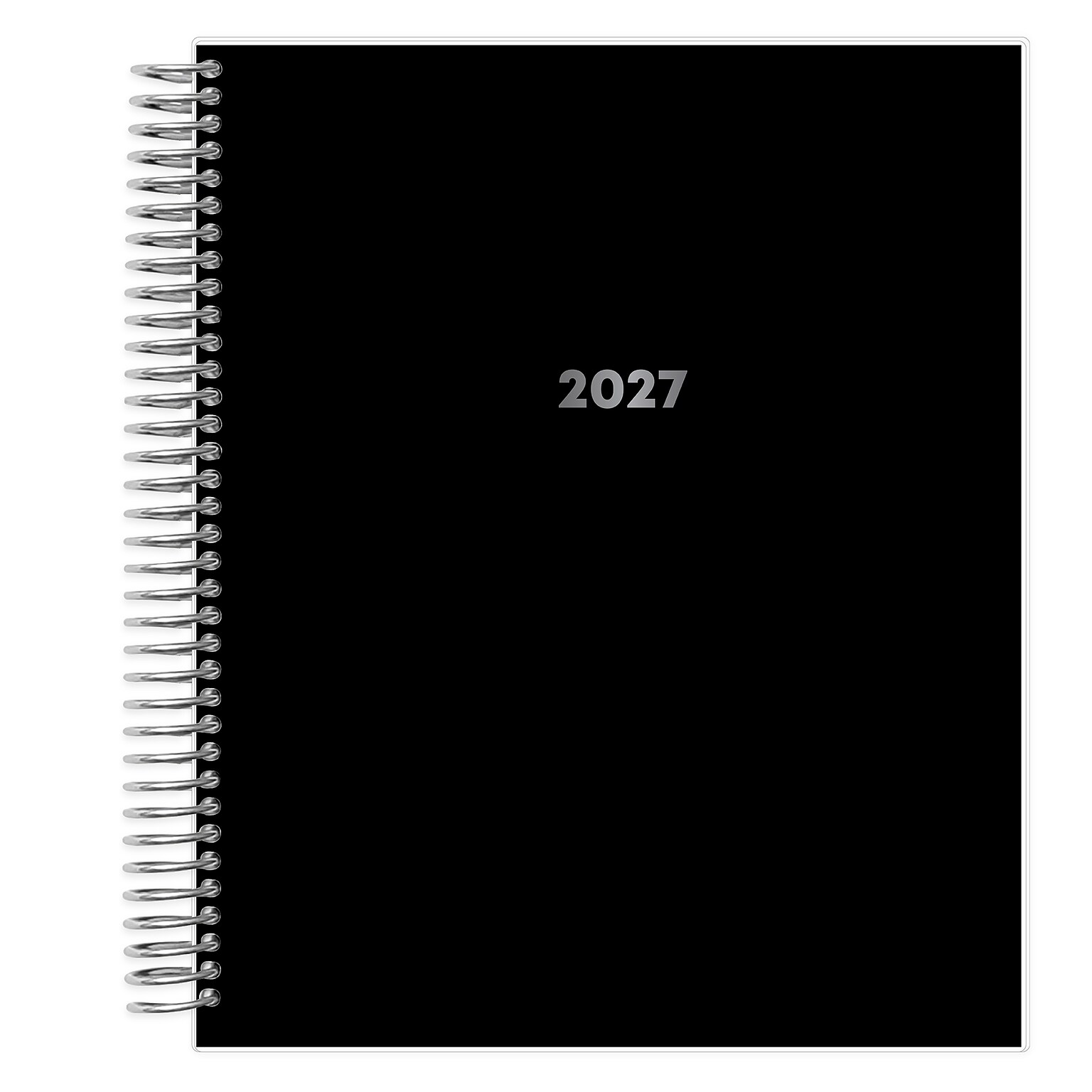 2027 Blue Sky Livewell 7 x 9 Calendar Year Weekly & Monthly Planner, Plastic Cover, Black (159048)
